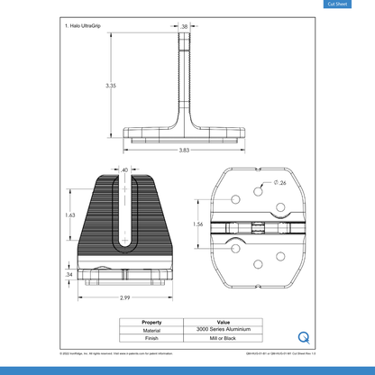 IR-QM-HUG-01-M1-US mill clamps​