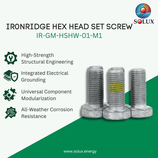Ironridge Hex Head Set Screw for Ground Screws (Priced as each)