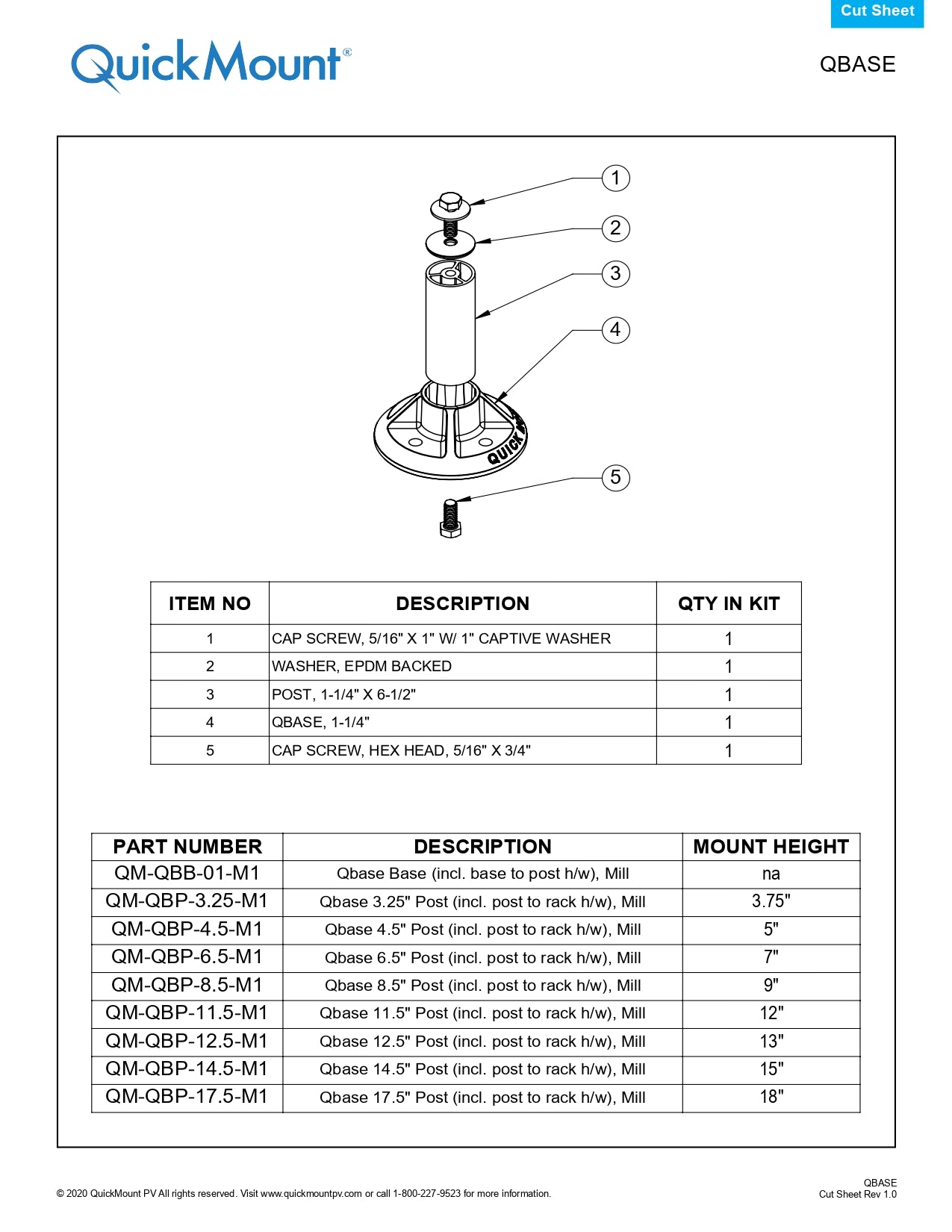 IR-QM-QBP-45-M1 quick mounting