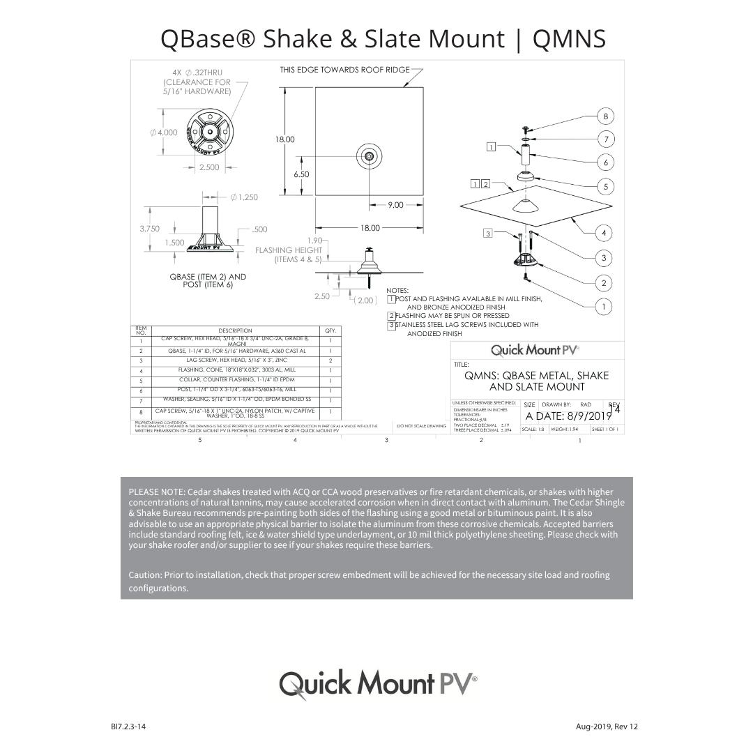 IR-QMNS-A-12 metal shake roofing​