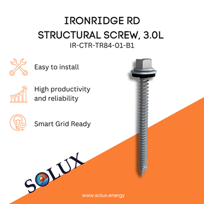 This is an image of Structural Screws by Ironridge 3.0L 