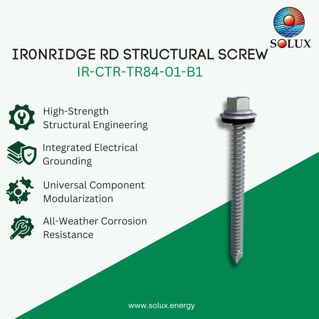 Ironridge RD Structural Screw, 3.0L (Priced as each)