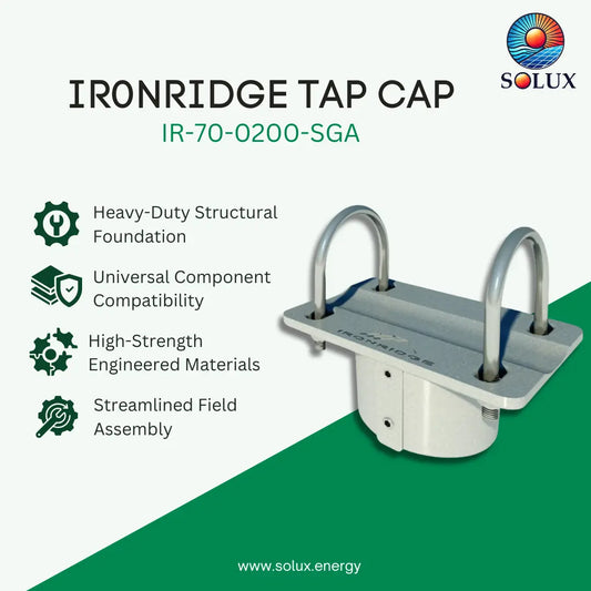 IronRidge IR-70-0200-SGA 2 inches Top Cap (Priced as each)