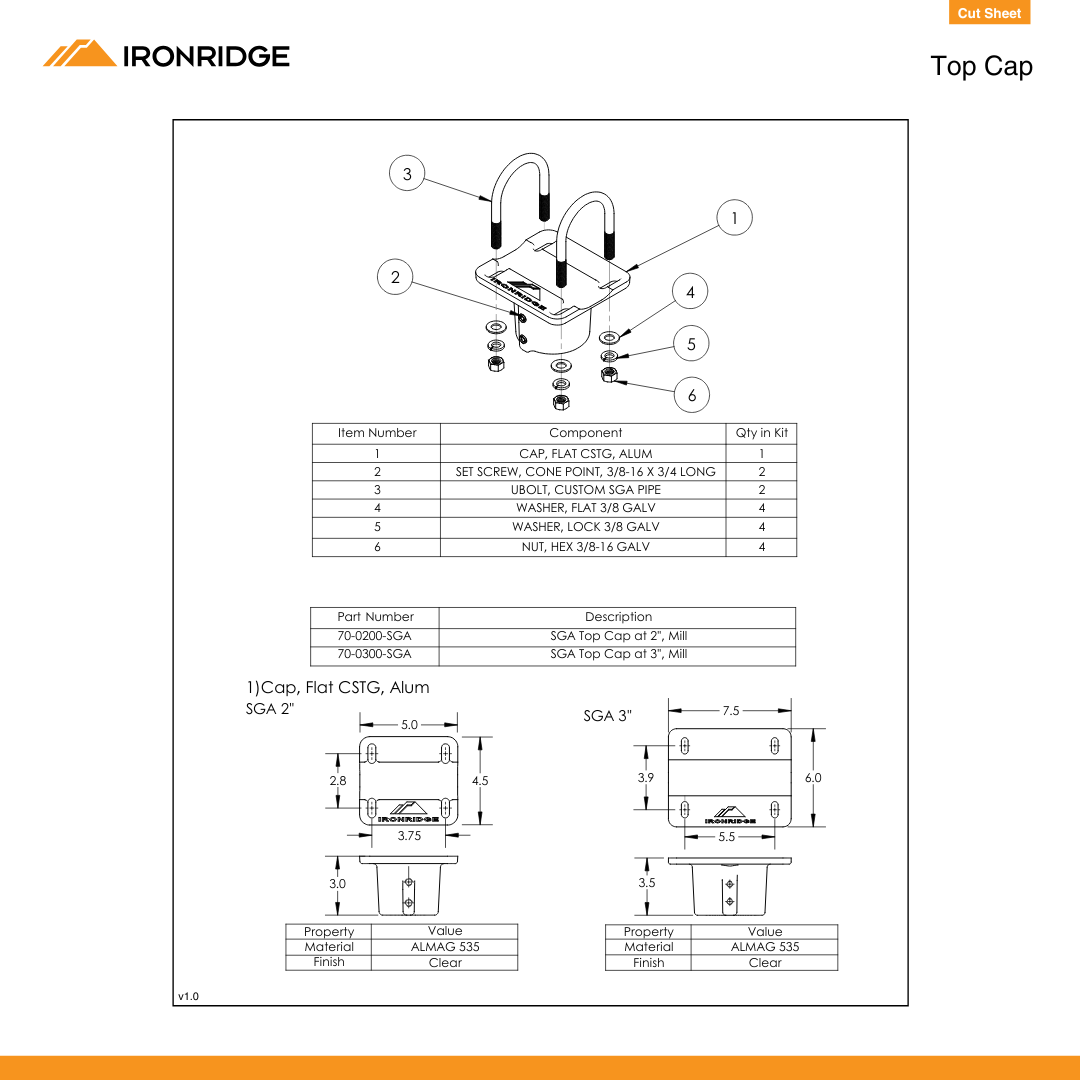 IR-70-0200-SGA ironridge sga​