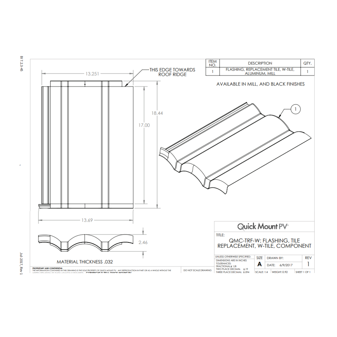 IR-QMC-TRF-W-A-12 flash tiles​