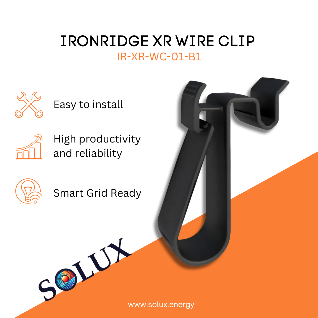 This is an image of Wire Clips Ironridge XR Wire Management
