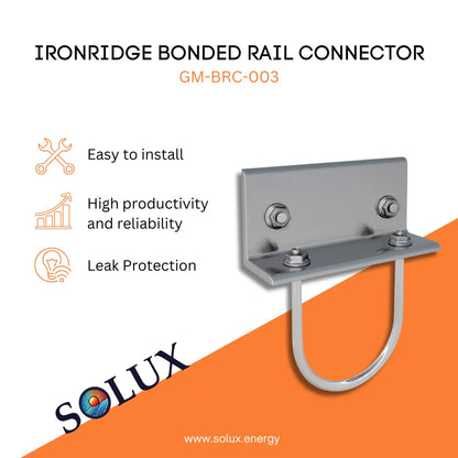 This is an image of Ironridge Bonded Rail Connectors (GM-BRC-003)