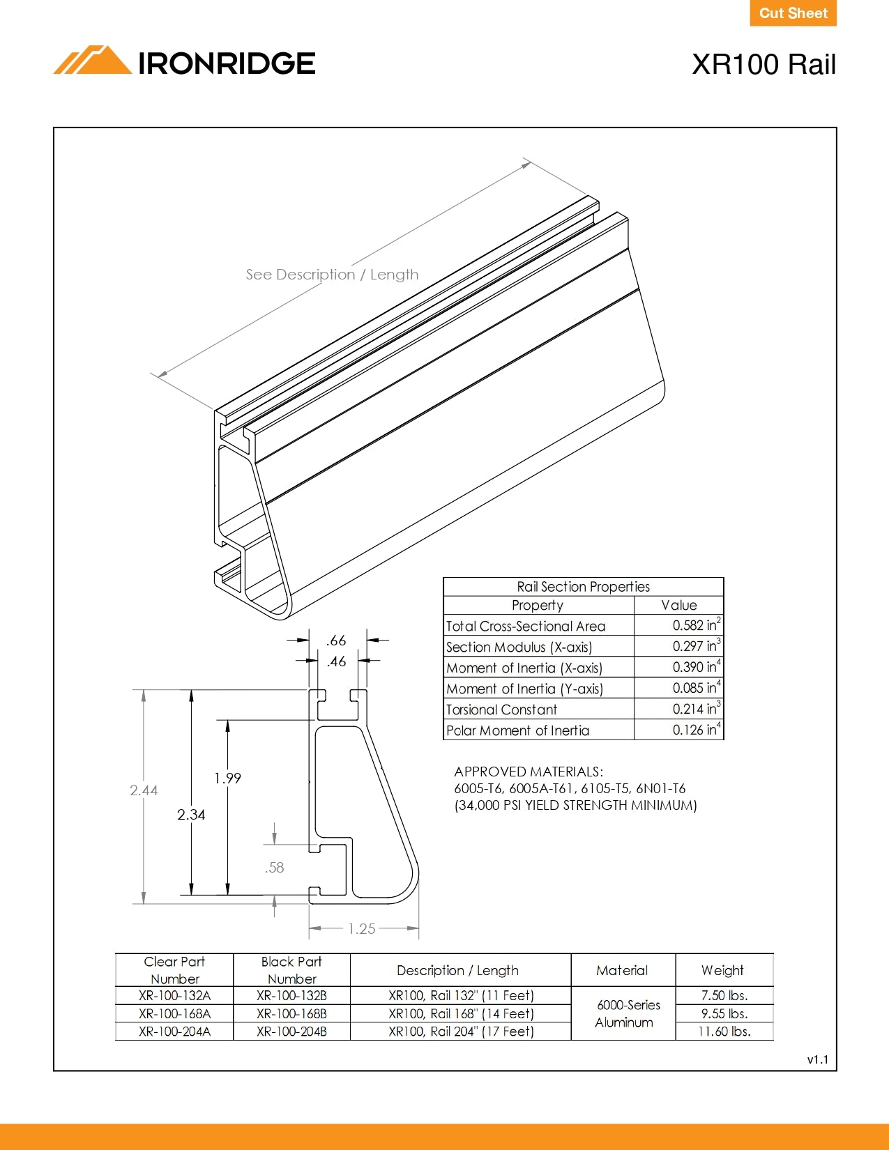 IR-XR-100-168B-US railings
