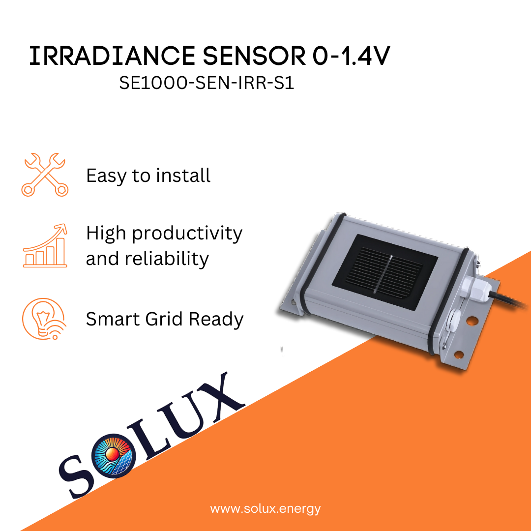 Irradiance Solar Intensity Sensor 0-1.4V – Solux, LLC