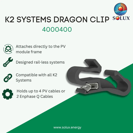 K2 Systems 4000400 4 Wire Dragon Clip