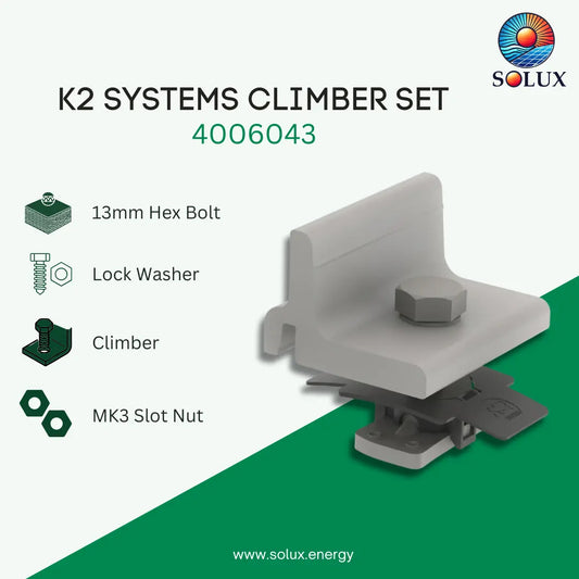 K2 Systems 4006043 CR 44-X, Climber Set with Hole