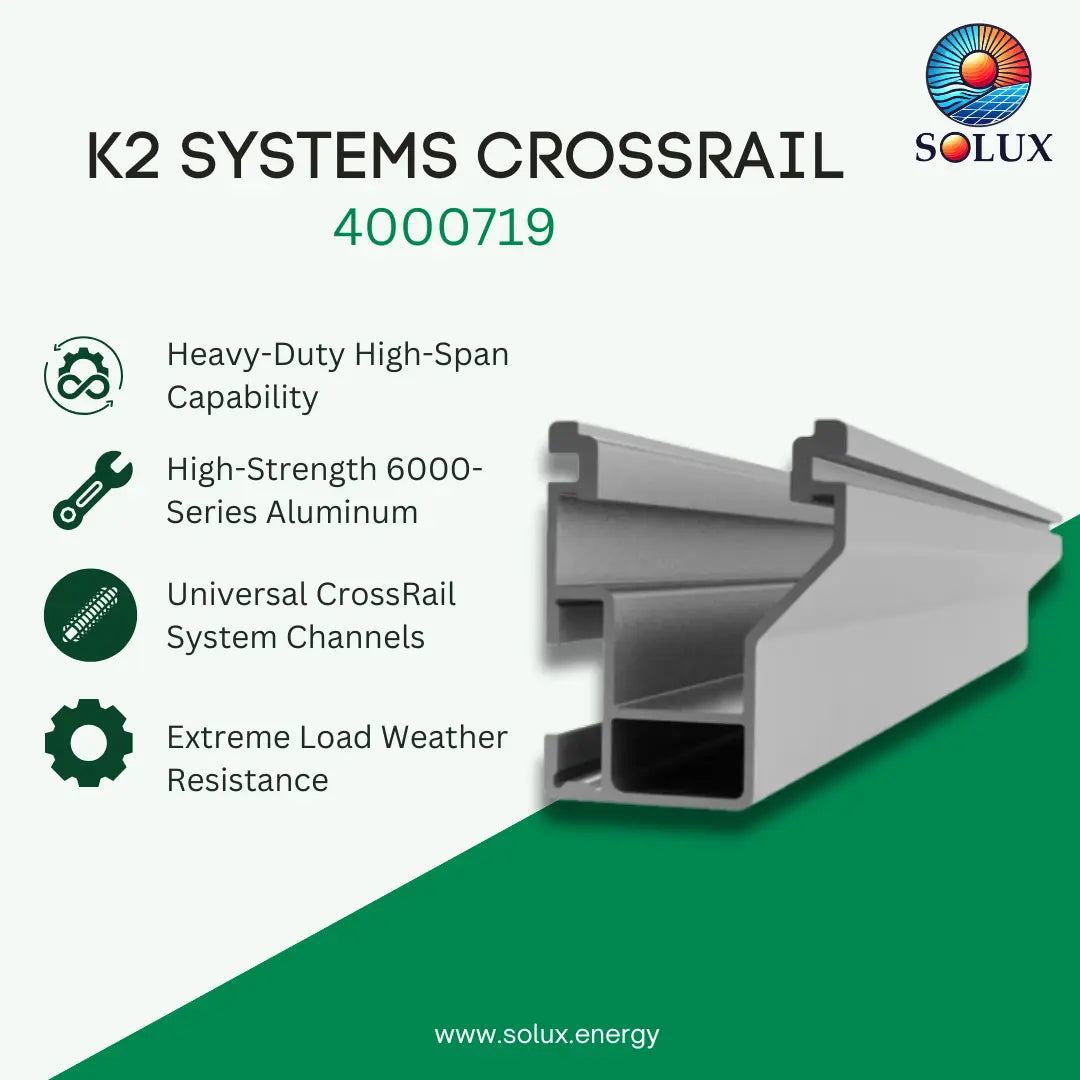 K2 Systems 4000719 CrossRail 44-X 172'', Mill