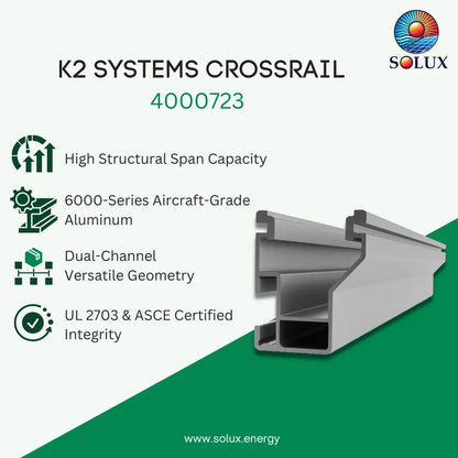 K2 Systems 4000723 48-X 172'', Mill CrossRail