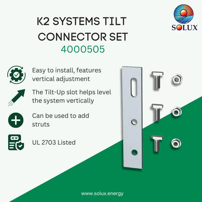 K2 Systems 4000505 CrossRail Tilt Connector Set
