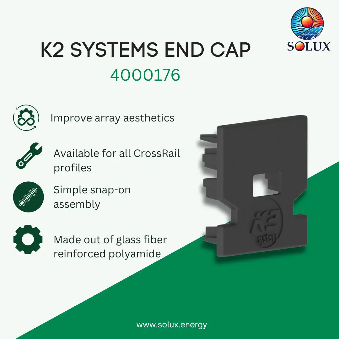 K2 Systems 4000176 End Cap 44-X, K2
