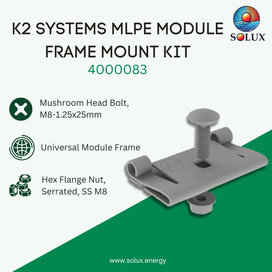 K2 Systems 4000083 MLPE, Module Frame Mount, Kit
