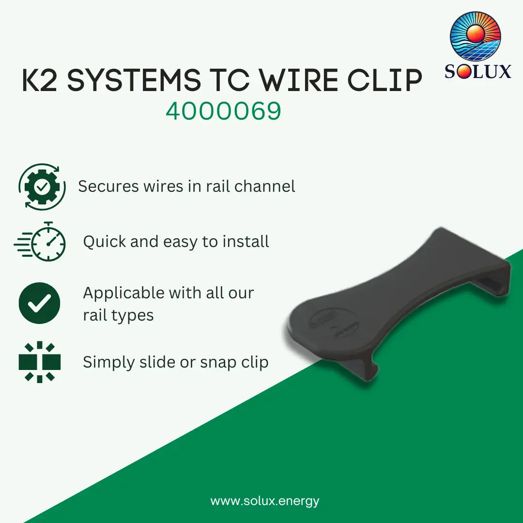 K2 Systems 4000069 TC Wire Management Clip