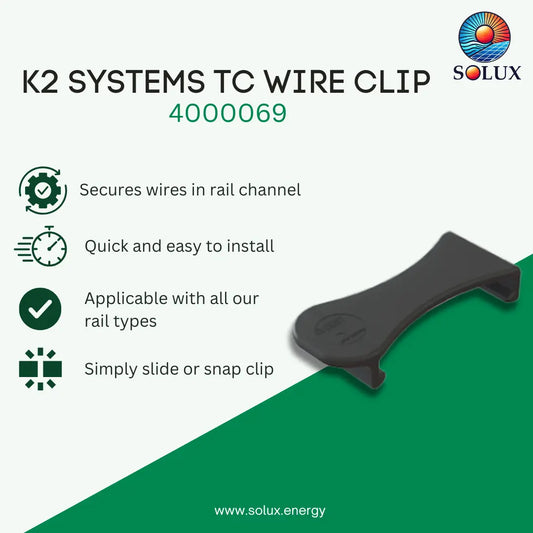 K2 Systems 4000069 TC Wire Management Clip