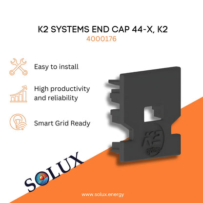 This is an image of K2 End Caps 44-X | K2 Systems 