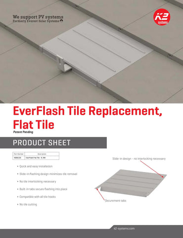 4000130 flashing replacement