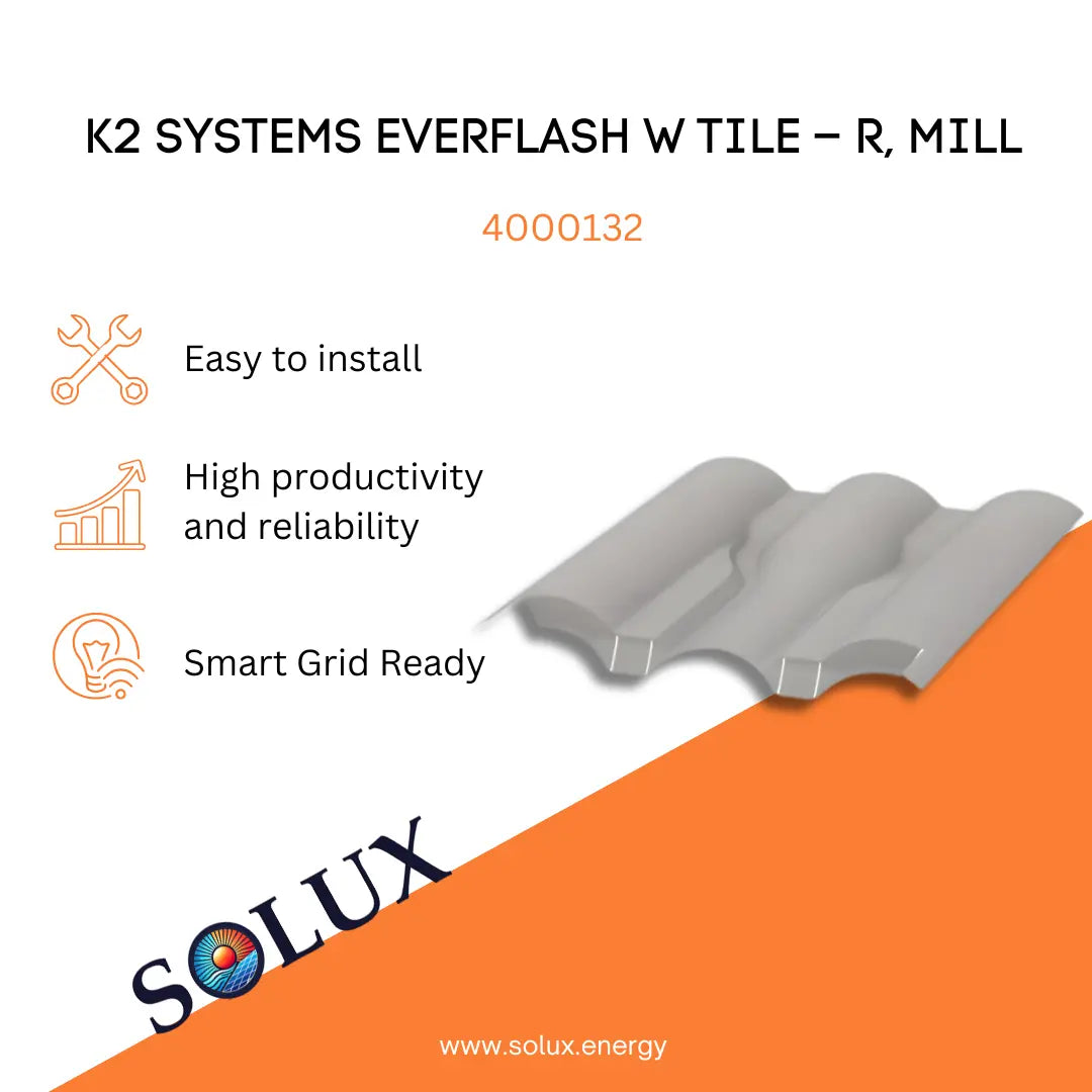 This is an image of Tile Replacement W Tile, Mill | K2 Systems EverFlash