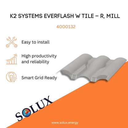 This is an image of Tile Replacement W Tile, Mill | K2 Systems EverFlash