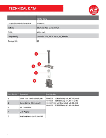 4000230 mill clamp set