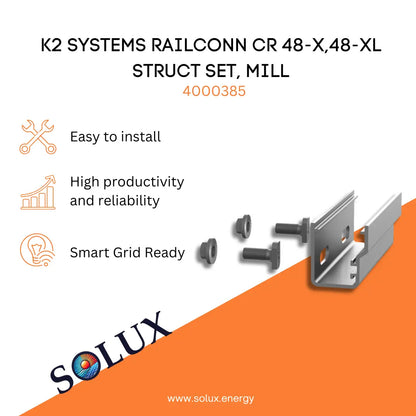 This is an image of Structural Connector Set, K2 Mill RailConn, 48-X,48-XL