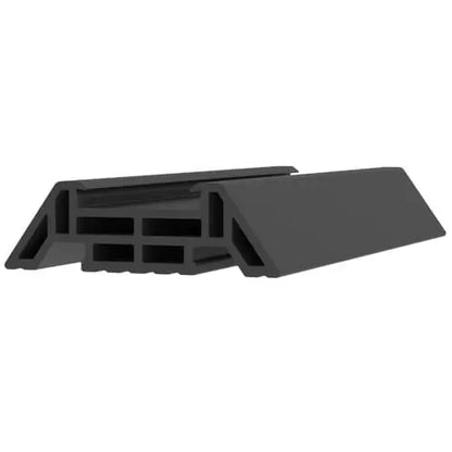 K2 Systems South Face Mat/Spacer Pad (4000193), a grey stackable polymer roof protection component for leveling solar arrays, shown from a three-quarter perspective on a plain white background.