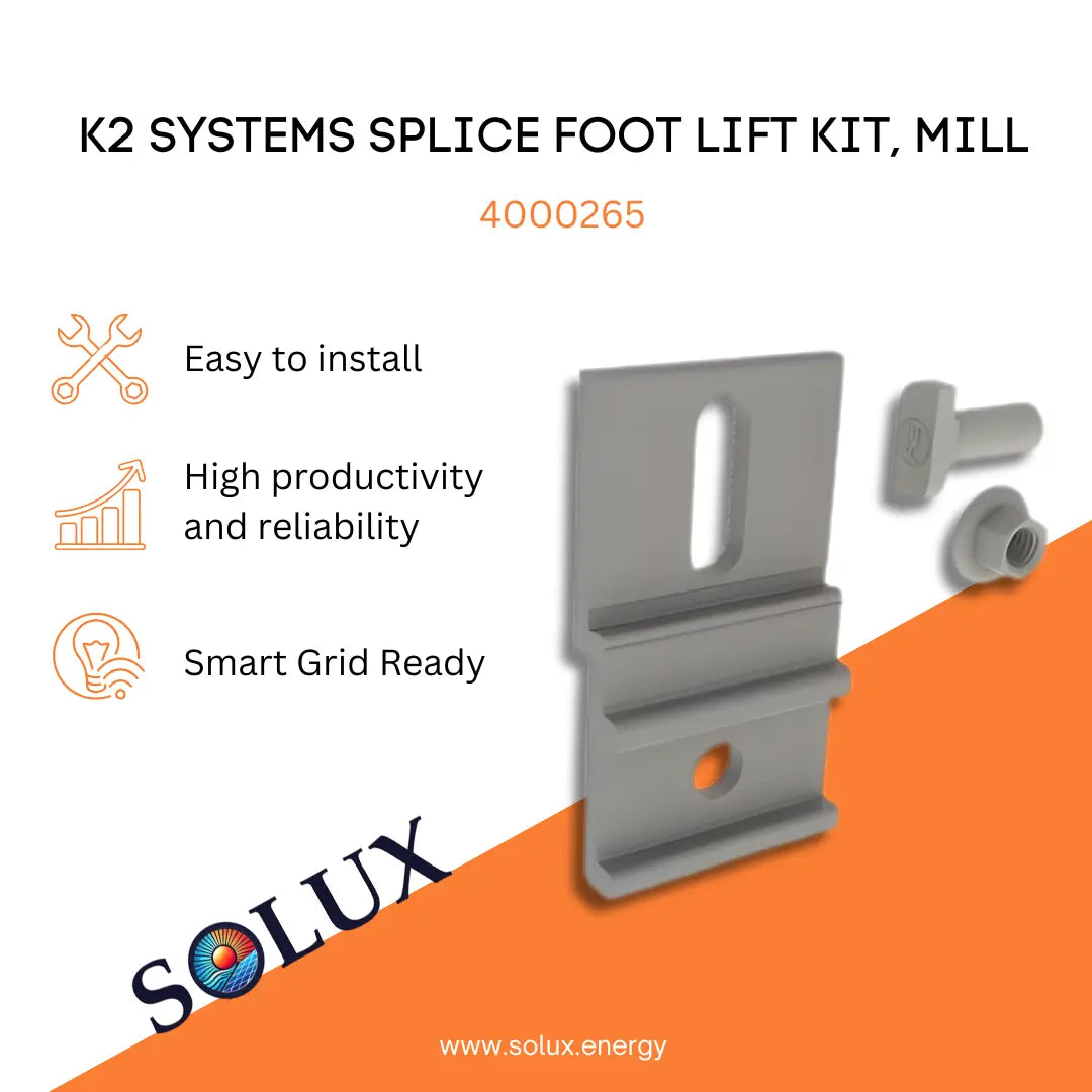 This is an image of Mount Lift  K2 Systems Splice Foot Lift, Mill 