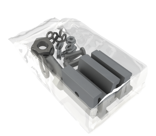 UNIRAC GFT RAIL SUPPLEMENTAL HDWR 4-RAIL