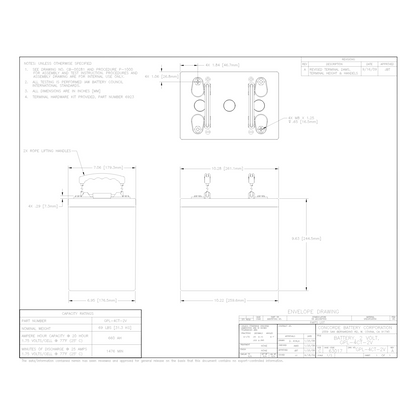 GPL-4CT batteries agm 6v