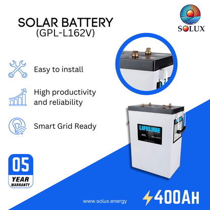 This is an image of Lifeline GPL-L16T 6 Volt 400Ah AGM Sealed Battery