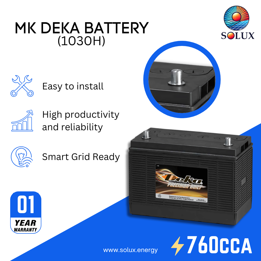 This is an image of MK Deka Battery 760 CCA  1030H