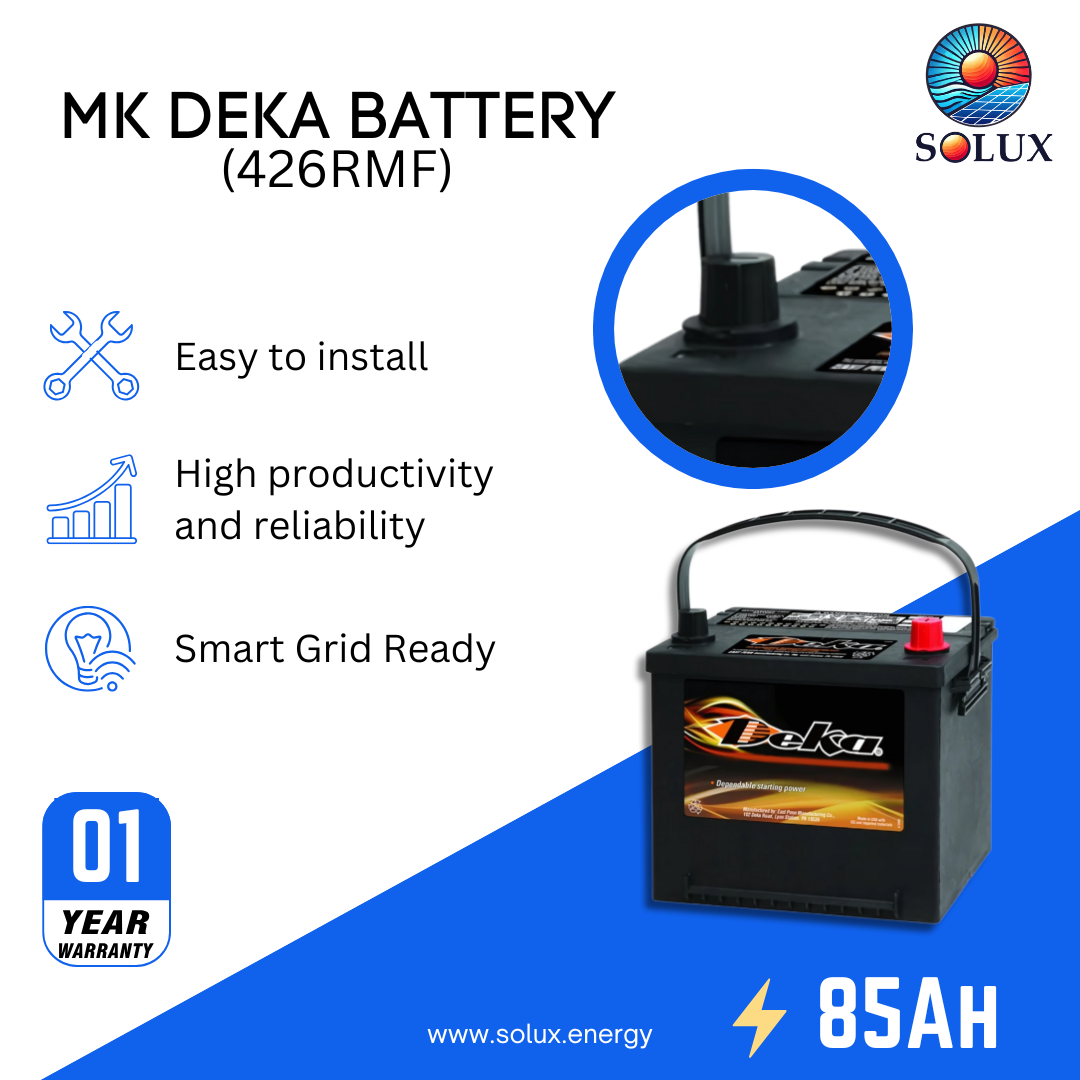 This is an image of MK Deka Battery 85AH 12V FLA 426RMF