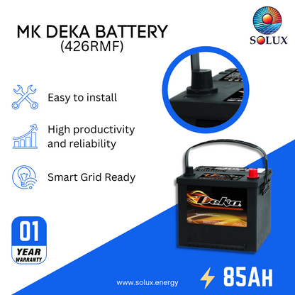 This is an image of MK Deka Battery 85AH 12V FLA 426RMF