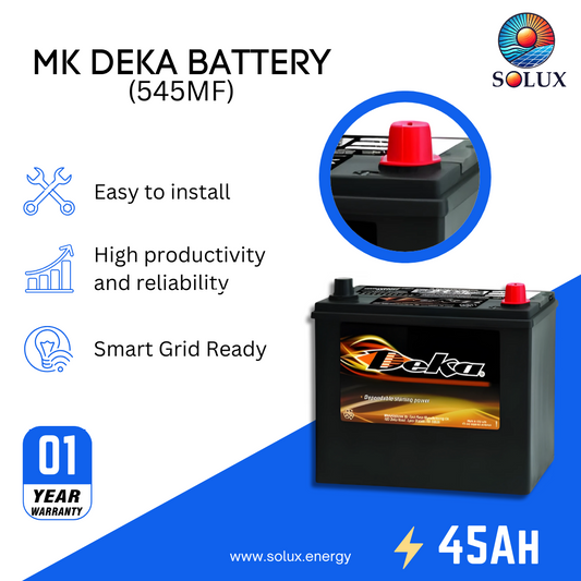 This is an image of MK Deka 12 Volt Auto Batteries FLA 545MF 