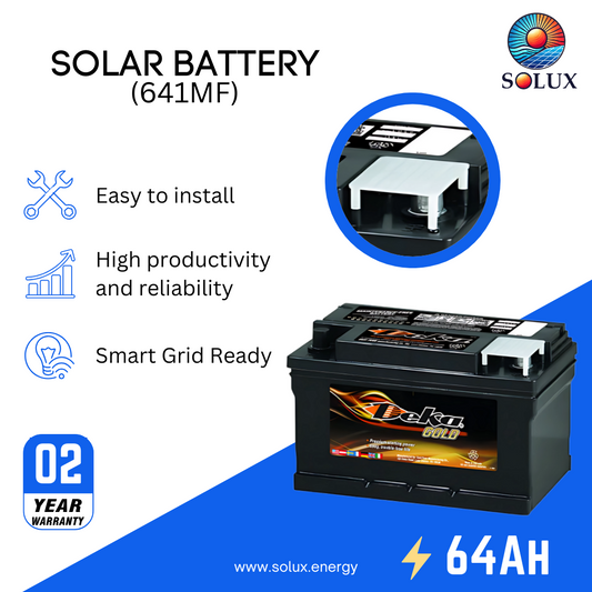 This is an image of MK Deka 64Ah Battery 12V FLA 641MF