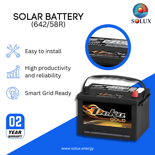 This is an image of MK Deka SLI Batteries 12V FLA 642/58R