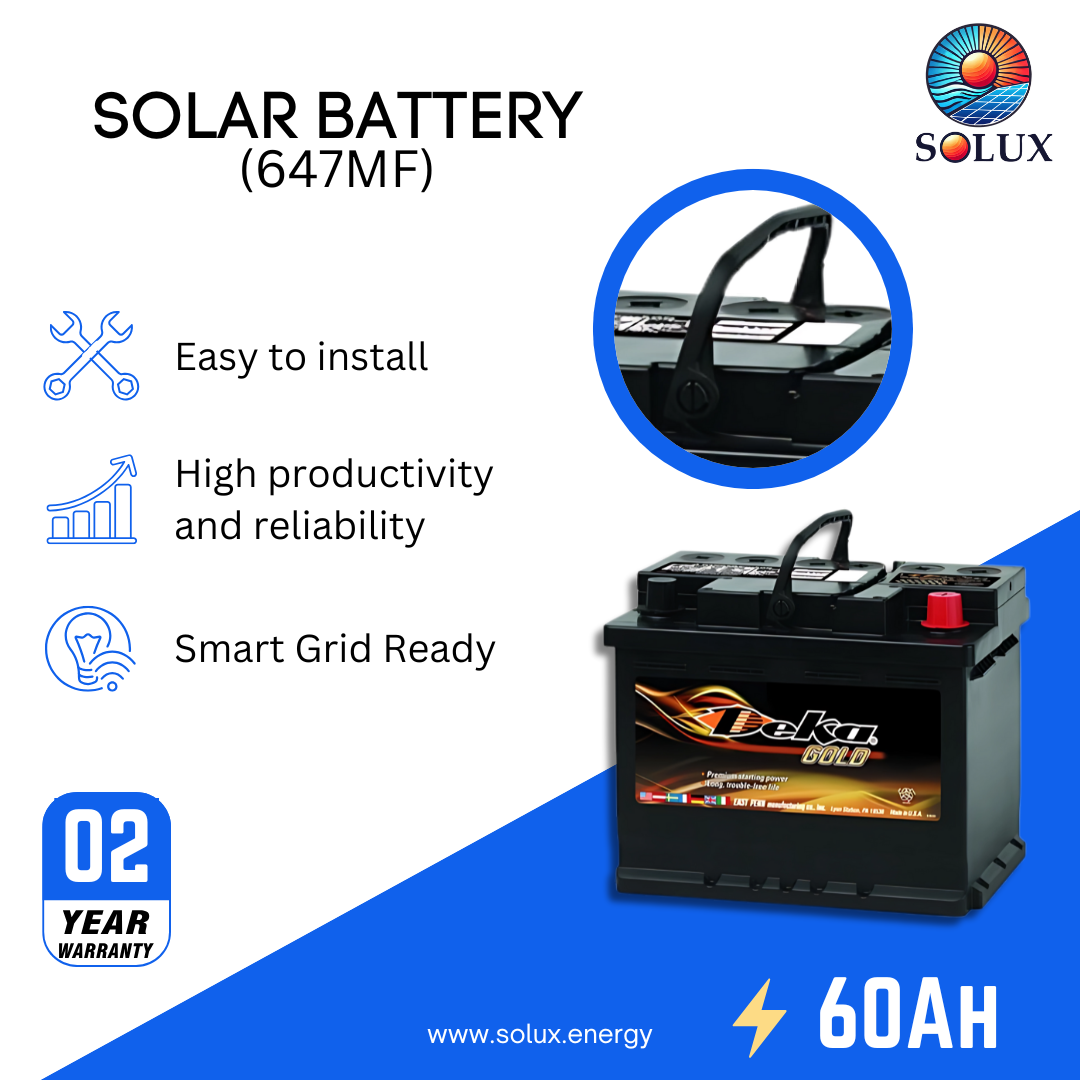 This is an image of MK Deka 12 Volt Auto Battery 60Ah FLA