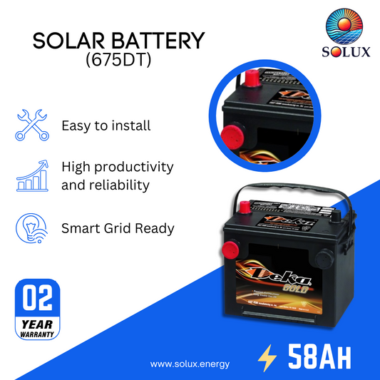 This is an image of MK Deka Battery 650 CCA 12V FLA 675DT
