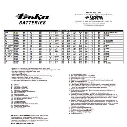 675DT dual post battery terminals