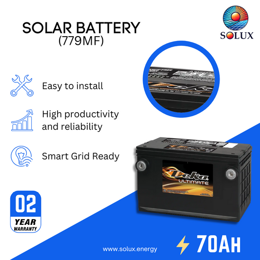 This is an image of MK Deka 779MF Group 79 Battery 12V 70Ah FLA