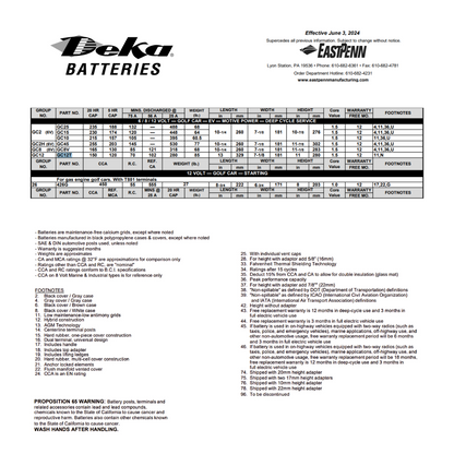 GC12T gc12t battery​