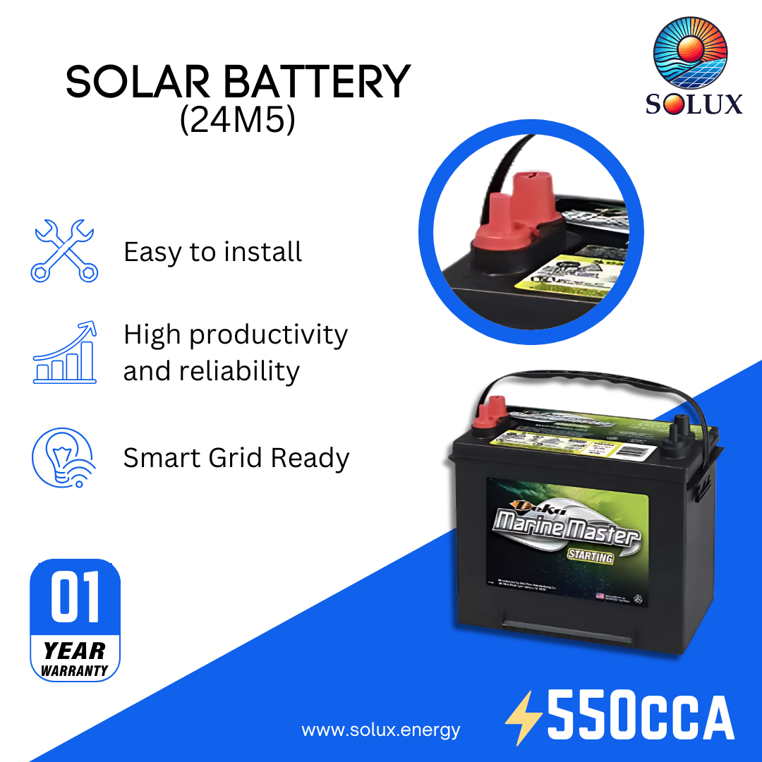 This is an image of MK Deka Marine Batteries 12V 24M5  FLA