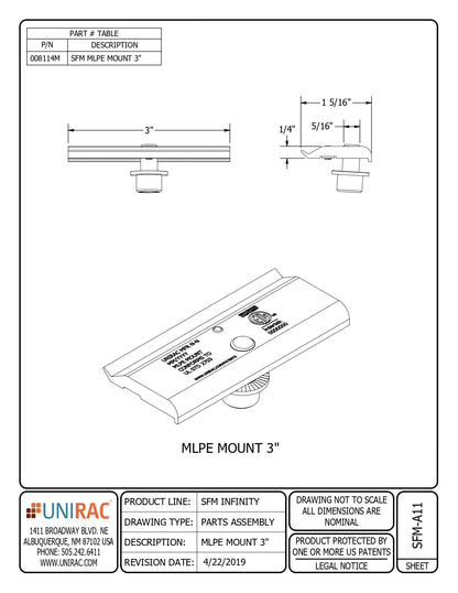 008114M mounting assembly