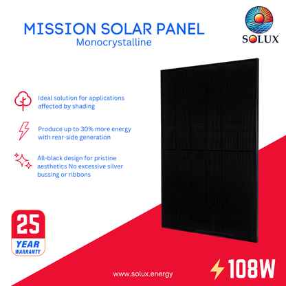 This is an image of 435W Mission Solar N Type Solar Panel