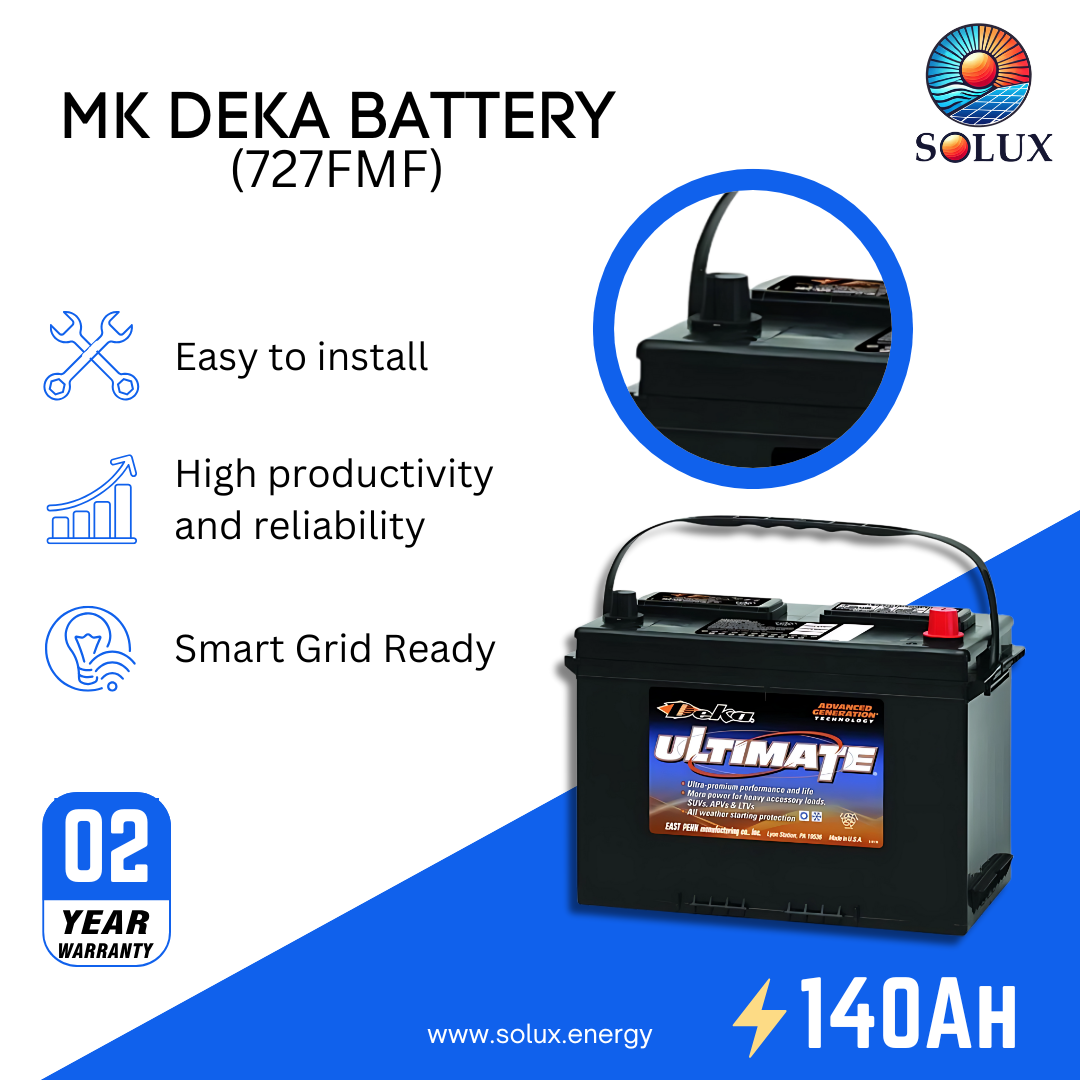 This is an image of MK Deka Ultimate Battery 12V 140Ah, 727FMF FLA