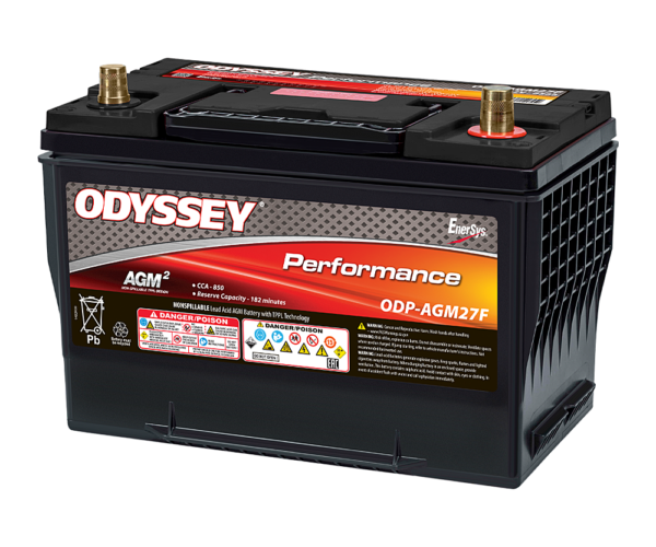 Odyssey Battery ODP-AGM27F 12VDC 85Ah Specialty Battery