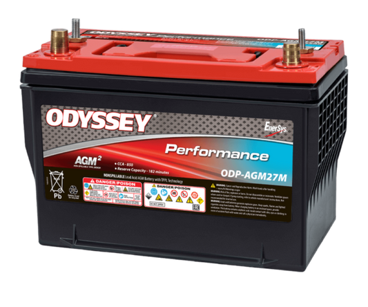 Odyssey Battery ODP-AGM27M 12VDC 85Ah Performance Series AGM Battery